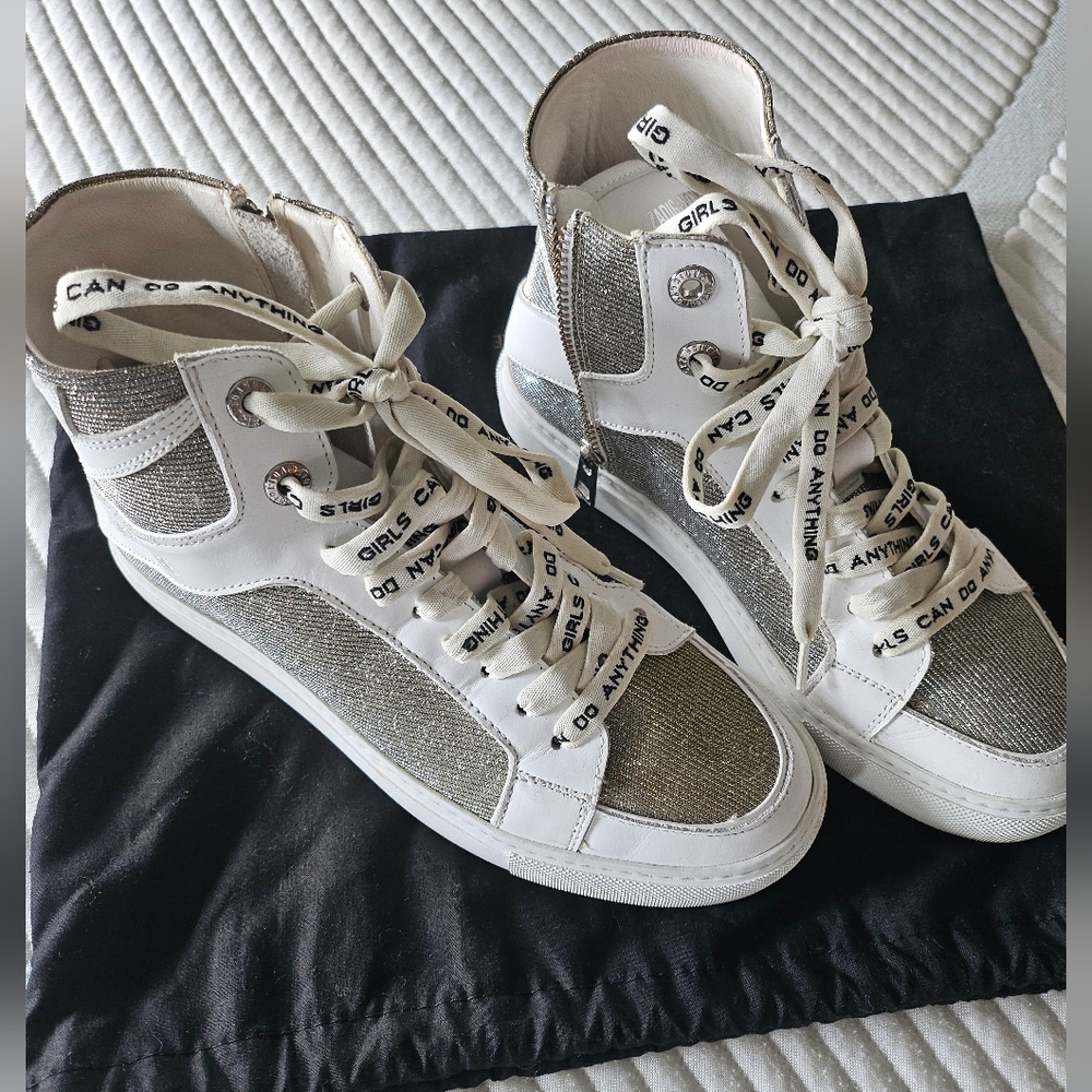 Zadig & Voltaire High Flash Sparkle Women's High-Top Sneakers